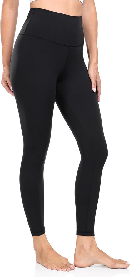 YUNOGA Women's Ultra Soft High Waisted Seamless Leggings Tummy Control Yoga Pants