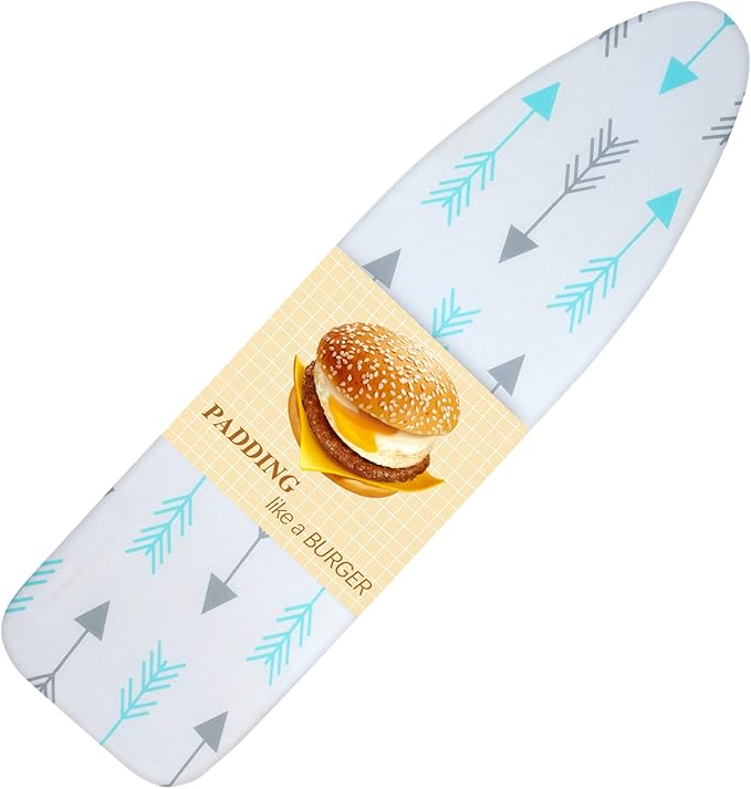 BNDX Ironing Board Cover, Stain Resistant & Durable Scorch, 2 Click Buckles