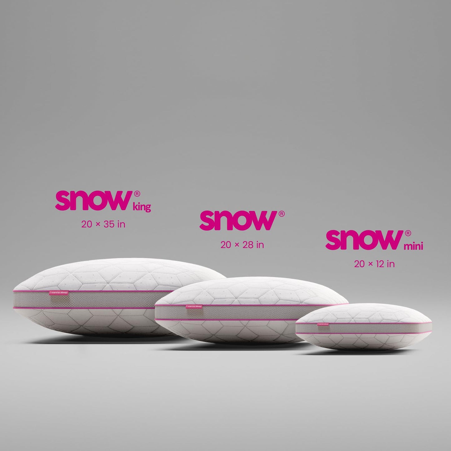IWS SnowTouch® Adjustable Pillow, Neck Support, Bed Pillows for Sleeping, Gel Cross Cut Memory Foam for Side Sleepers (King (Pack of 1))