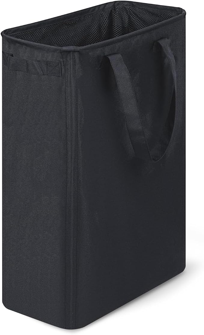 Slim Laundry Hamper, 48L Ultra Thin Collapsible Laundry Basket