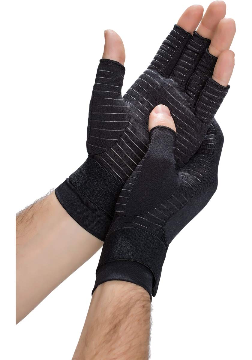 Copper Fit Unisex Hand Relief Compression Gloves