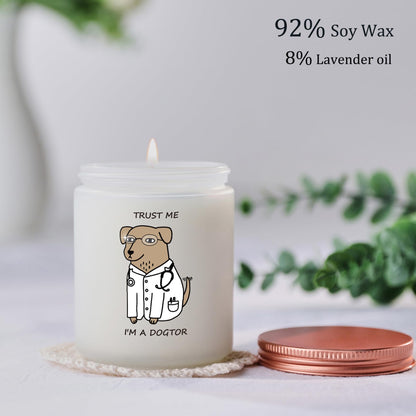 Funny Gifts for Doctor Dog Lover- Veterinarian Present Animal Doctor, Medical Student Gift Punny Medical School Graduations Gifts, Lavender Scented