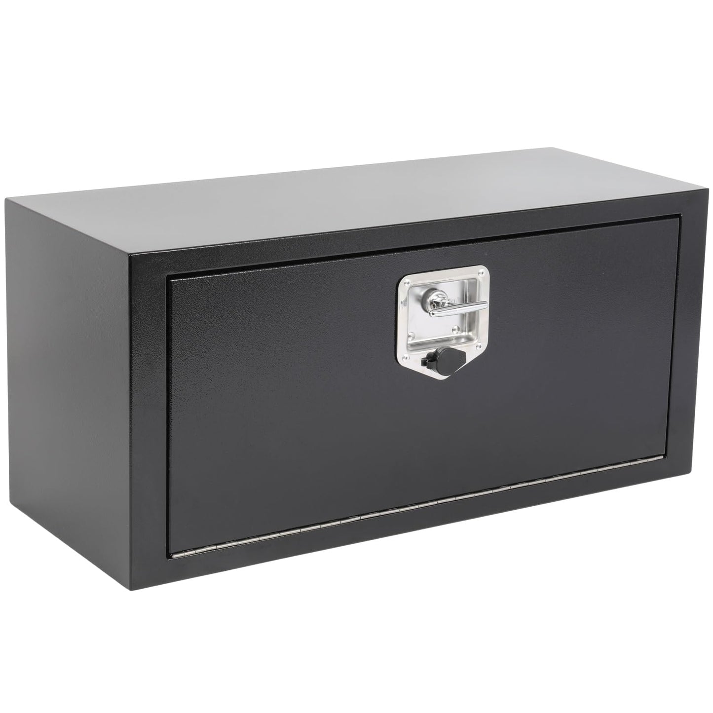 SCITOO 30" Iron Truck Bed Tool Box,Heavy Duty Crossover Storage for Most Full Size Pickups,Lockable Weatherproof Chest,Fits 30" WX14 DX14 H Truck Beds,Easy Access to Load and Unload