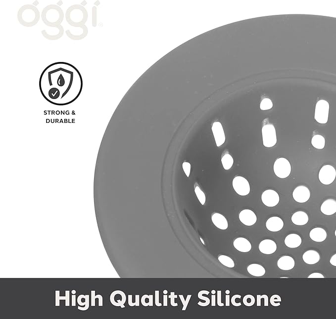 OGGI Silicone Sink Strainer- Great Kitchen Sink Strainer, Sink Drain Strainer