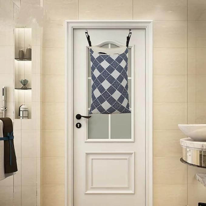Adjustable Space Saving Door Hanging Laundry Hamper Bag Dorm Laundry Bag