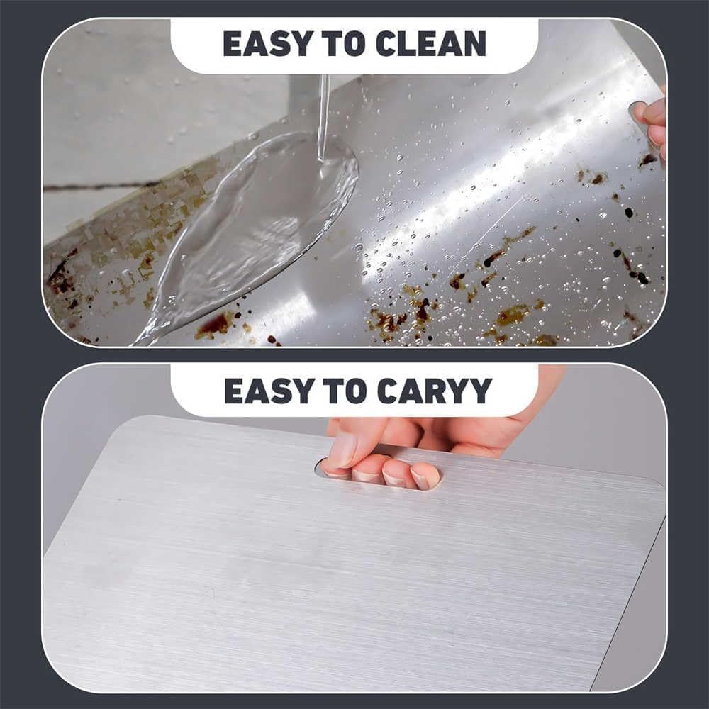 Katuchef Titanium Cutting Board, 100% Pure Tomato Titanium Cutting Boards for Kitchen for Cutting Meats, Fruits and Vegetables (L (36 * 25CM))