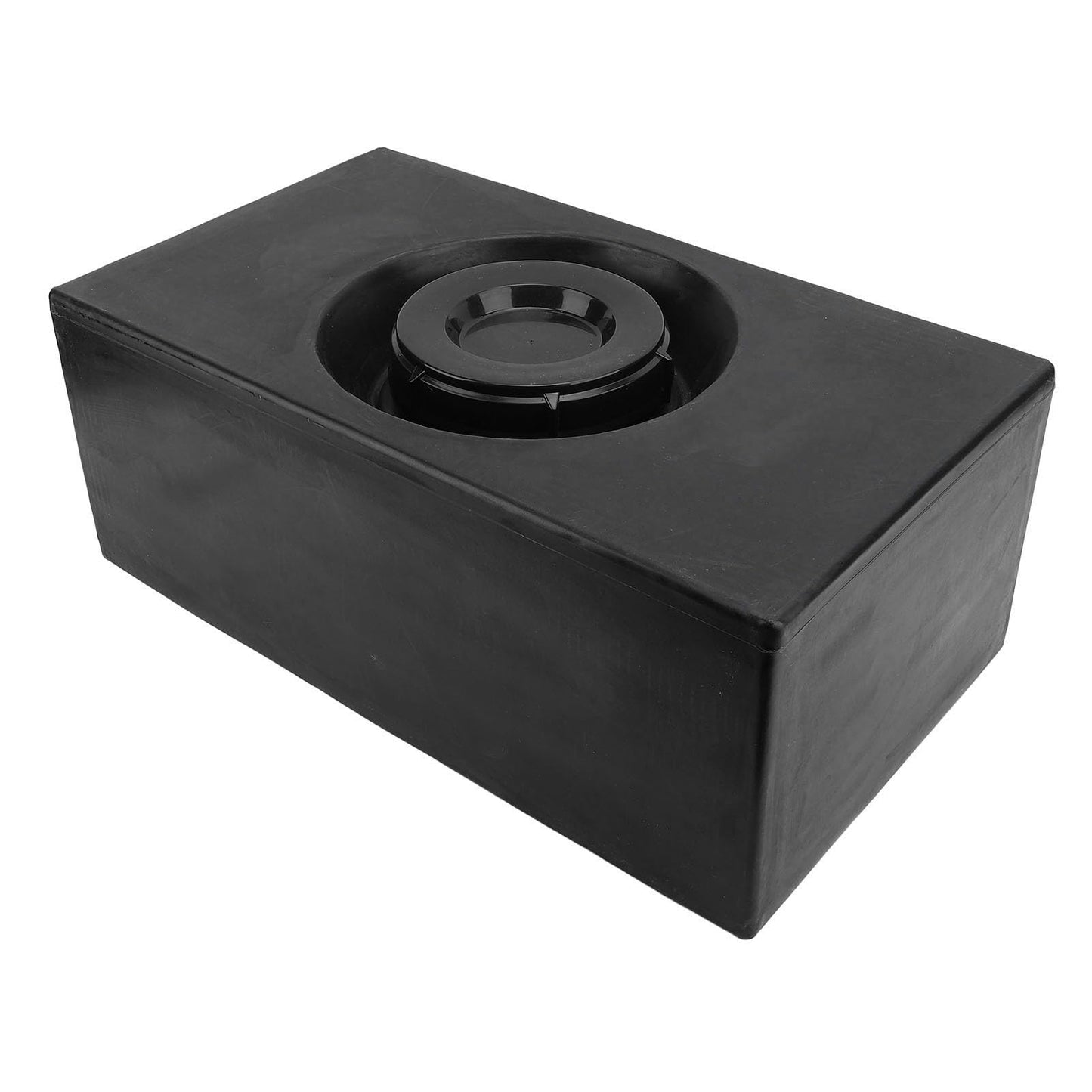 8 Gallon Black RV Water Storage Tank, Leak Proof, Rupture wear Tank for Trailer Boat Yacht, LLDPE Material, 530x300x210mm