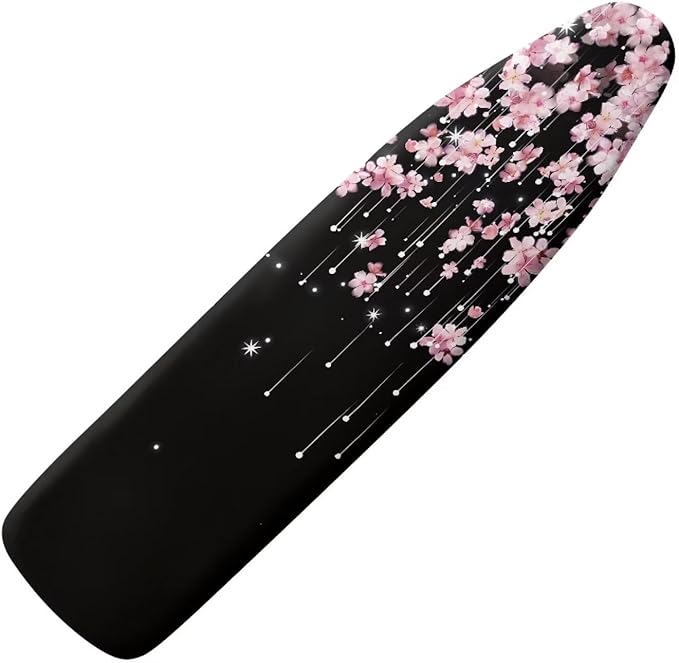 Ironing Board Cover, Soft Durable Elastic Edge & Hook and Loop Fasteners Stain