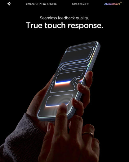 Spigen Tempered Glass Screen Protector [GlasTR EZ FIT] designed for iPhone 14 Pro Max [Case Friendly] - Sensor Protection / 2 Pack