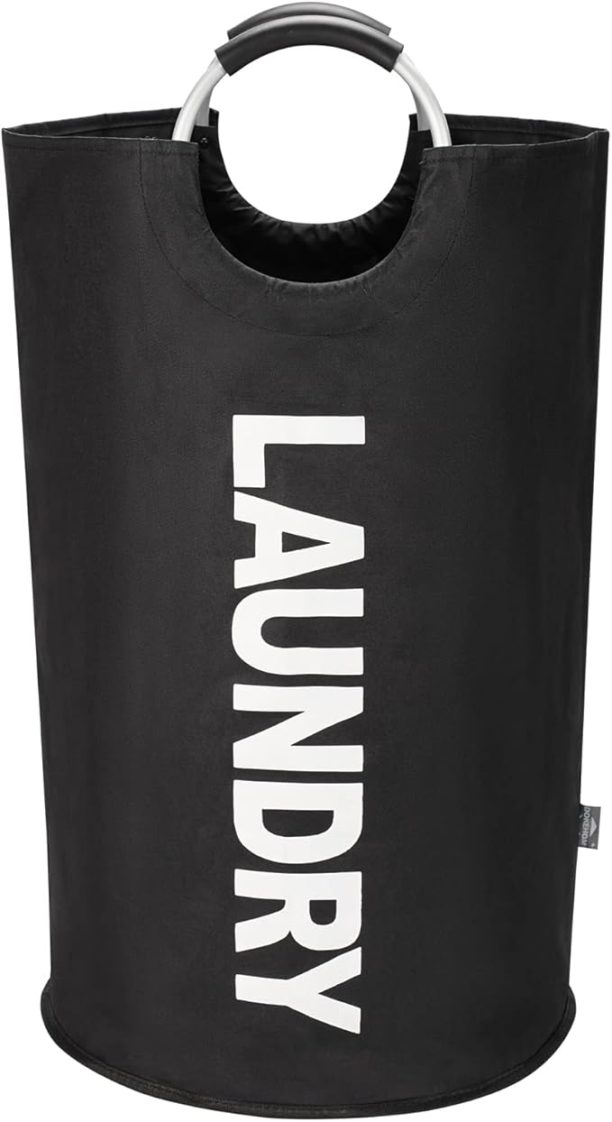 DOKEHOM 125L X-Large Laundry Basket, Collapsible Laundry Bag, Freestanding Tall