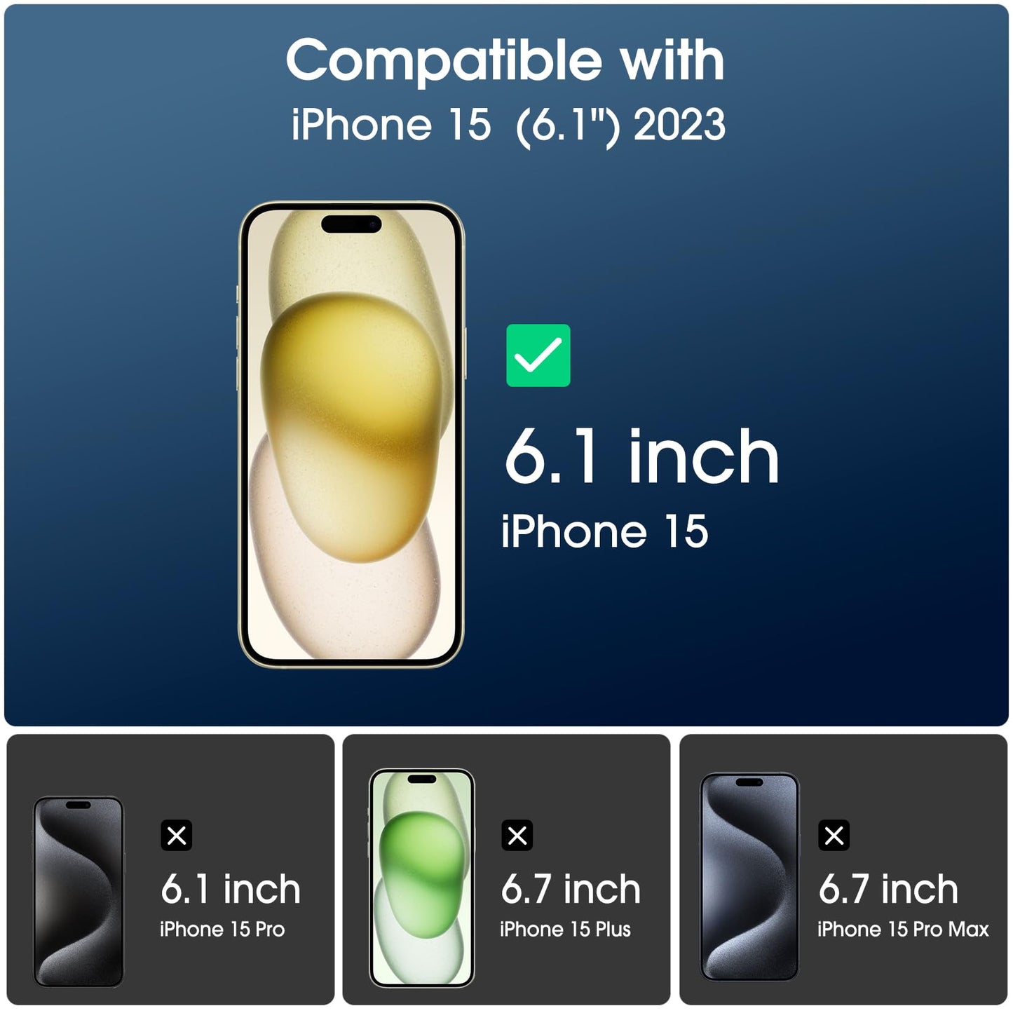 amFilm Auto-Alignment OneTouch for iPhone 16 [6.1''] Screen Protector + Camera Lens Protector, Tempered Glass, 30 seconds Installation, Bubble Free, Case Friendly, Anti-Scratch [2+2 Pack]