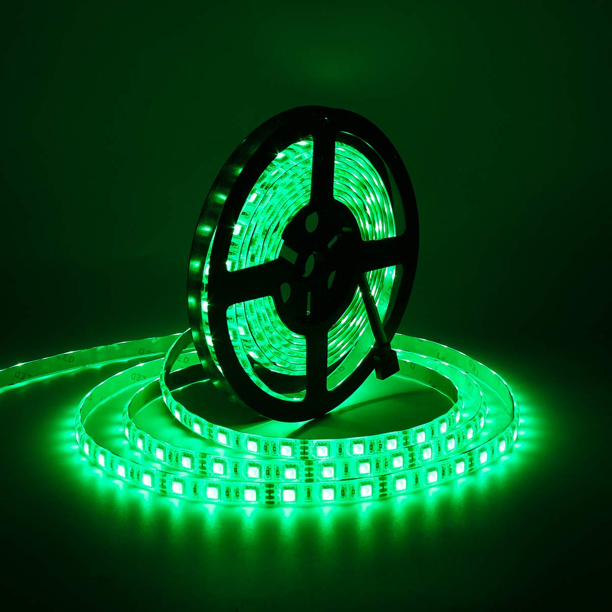 SUPERNIGHT LED Strip Lights 16.4FT SMD 5050 Waterproof 300LEDs RGB Flexible LED Light Strip Rope + 44Key IR Remote Controller for Bedroom TV Backlight Christmas Valentines(Not Include Power Adapter)