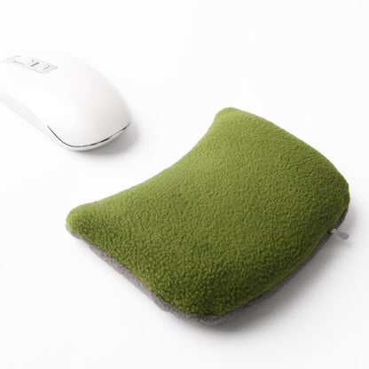 Large Mouse Wrist Rest Bean Bag, Ergonomic Mouse Support Pad Filled Ergo Beads for Computer, Laptop, PC Gaming (Green)