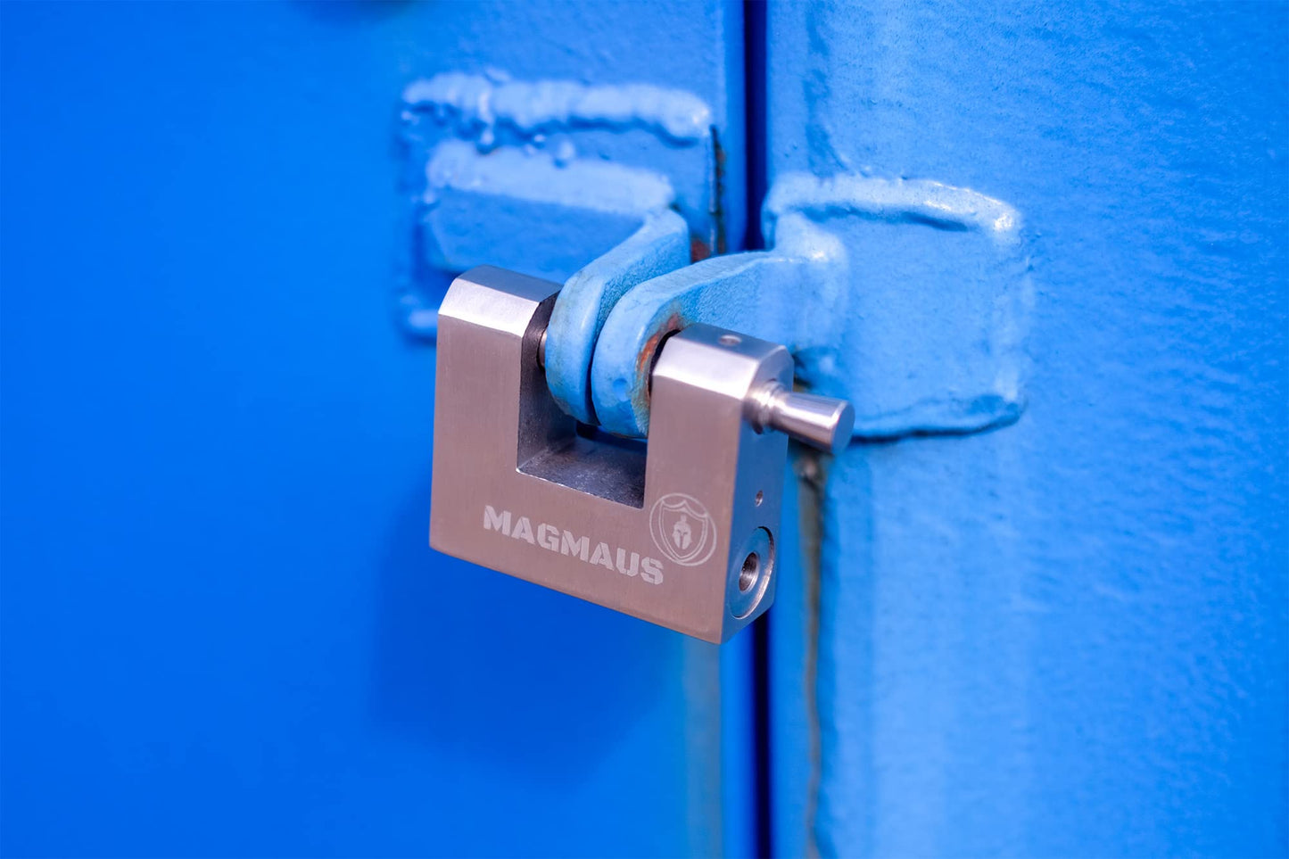 Magmaus® RTL/60 Heavy Duty Lock for Shipping Container - [Weatherproof] - Secure Outdoor Lock for Storage Unit, Gate, Shed, Fence, Door - 3 Keys