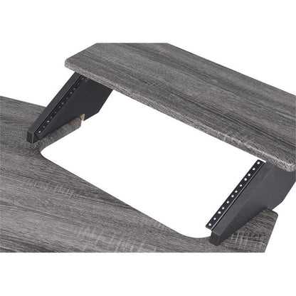 Acme Eleazar Wooden Music Recording Studio Desk in Black Oak
