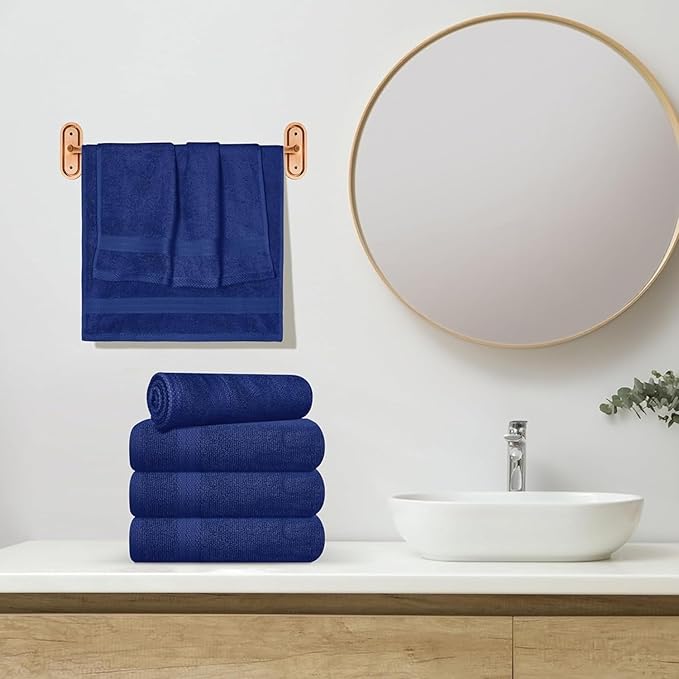 24 Pack Premium Hand Towels – 100% Cotton, Soft & Highly Absorbent – 16x27