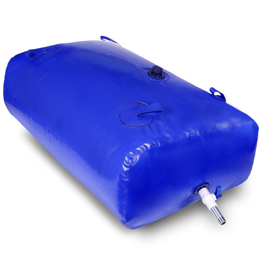 1400 L/370 gal Water Bladder Storage Containers, Foldable Portable Water Tank Large Capacity Soft Water Bag, Drought Resistance, Fire Prevention, Emergency Water