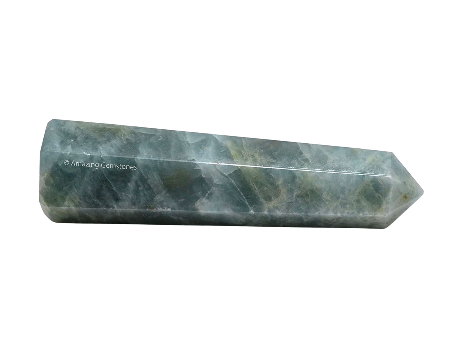 Aquamarine Crystal Towers ~ Natural Healing Crystal Point Obelisk for Reiki Healing and Crystal Grid (3" to 4" INCH)