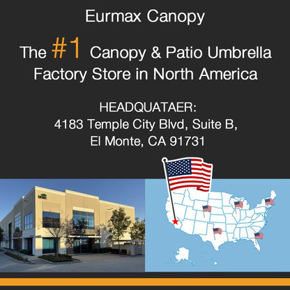 Eurmax USA NOMATTER ONE-Person Open&Close 10x10ft Pop Up Canopy Tent，Portable Shelter Canopy for Outdoor Events，Instant Canopies, Temporary Sunshade,Bonus 4 Sand Bags(Black)