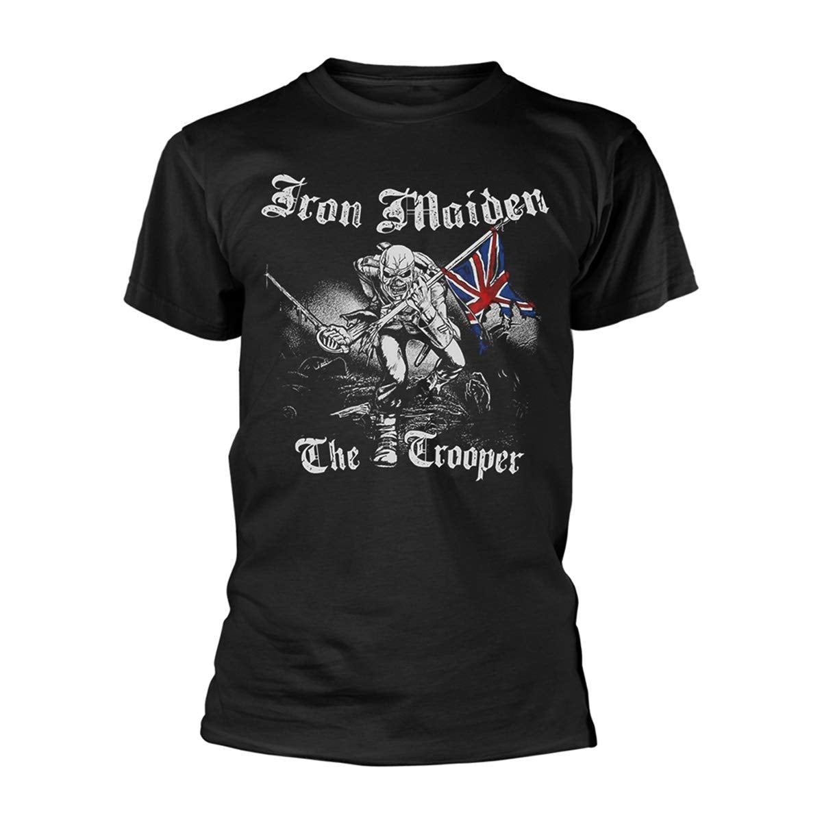 Rock Off Men's Iron Maiden Sketched Trooper T Shirt, Black, L UK