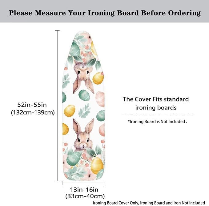 Easter Eggs and Bunny Ironing Board Covers