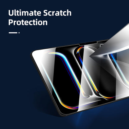 NEW'C 2 Pack Designed for iPad (A16) 11th Generation 2025, iPad 10th Generation 10.9 inches 2022 Screen Protector Tempered Glass, Bubble Free, Ultra Resistant (Easy Installation Frame)