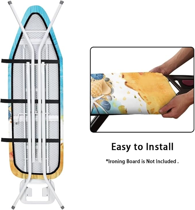 Starfish Ironing Board Cover and Pad Standard Ironing Board Cover