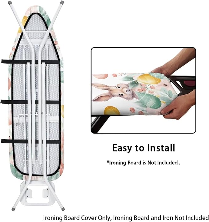 Easter Eggs and Bunny Ironing Board Covers