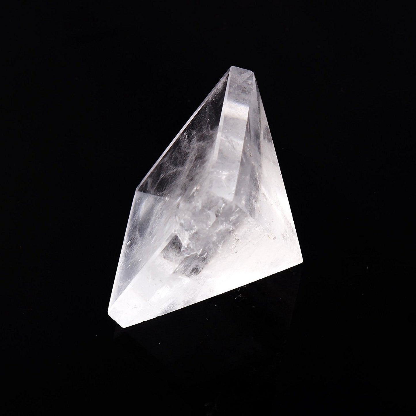 Crystal Quartz Pyramid (Approx. 2 Inches) - All Zodiac Signs - Crown Chakra Alignment - Amplify Your Energy