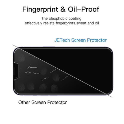 JETech Privacy Screen Protector for iPhone 11 and iPhone XR 6.1-Inch, Anti Spy Tempered Glass Film, 2-Pack