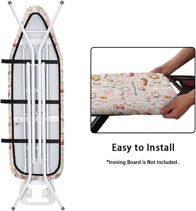 Ironing Board Covers Standard Size Cute Sewing Machine Pattern Ironing Board