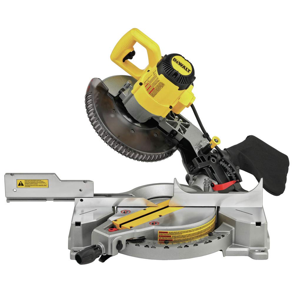 DEWALT Miter Saw, Single Bevel, Compound, 10-Inch, 15-Amp (DWS713)