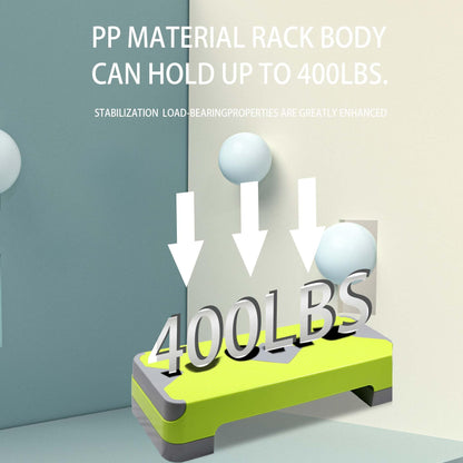 Steppers for Exercise at Home,Exercise Step,26.5-Inch Pedals with 4-Inch and 6-Inch and 8-Inch Height Adjustable Lifters, Women's Home Gym Aerobics Equipment,Adjustable Aerobics Pedals,Stepped