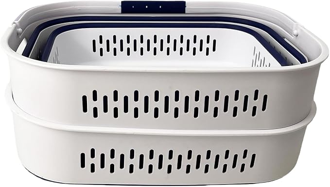 SAMMART 38L Collapsible Plastic Laundry Basket