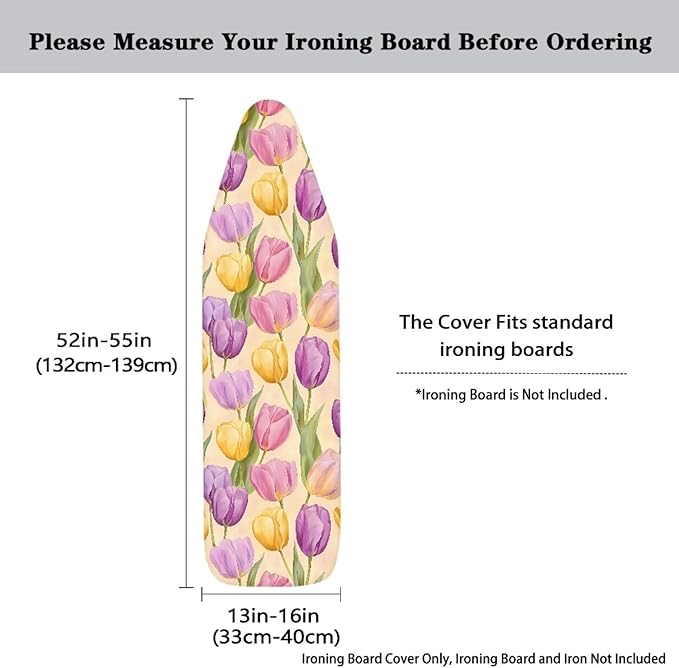 Tulip Ironing Board Covers Standard Size Soft Ironing Board Dust Cover Home