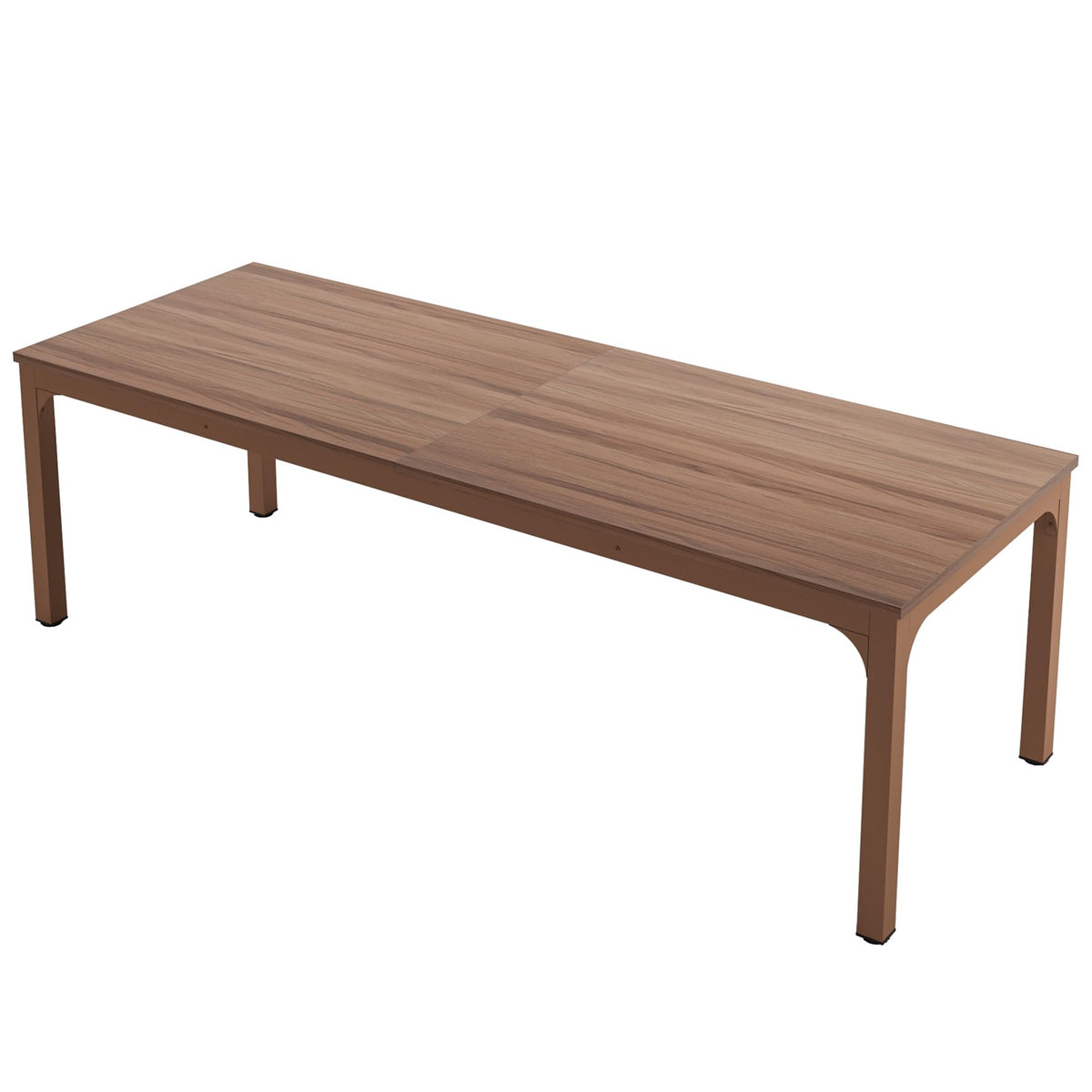 Tribesigns 78.7 Inches Extra Long Computer Desk 2 Person Desk, Double Long Desk, Workstaion for Home Office, Coffee Brown