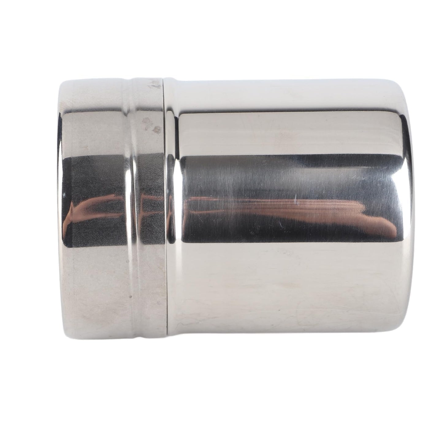 Kukyller 2PCS Stainless Steel Salt and Pepper Shakers Set, Salt Pepper Cooking Dredge Shakers, Seasoning Spicessss Condiment Bottle for Powder Sugar Cooking Kitchen Baking (M)