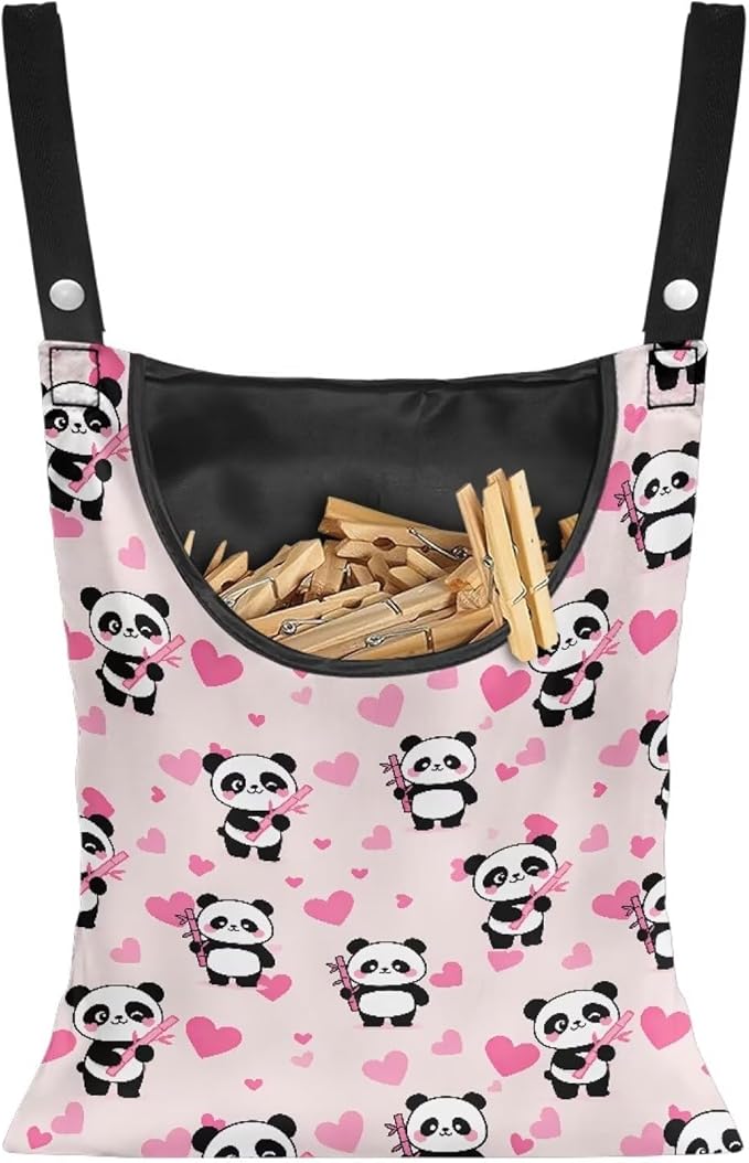 Clothes Pin Hanging Bag, Large Capacity Clothespin Bag Clothes Pin Hanging Bag