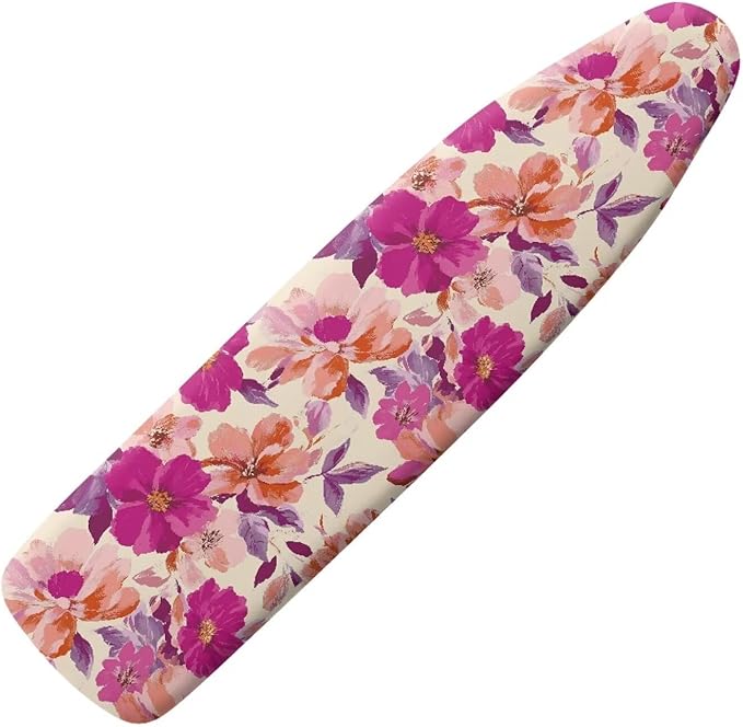 Floral Painting Ironing Board Cover Elastic Edge Heavy Duty Iron Pad Covers