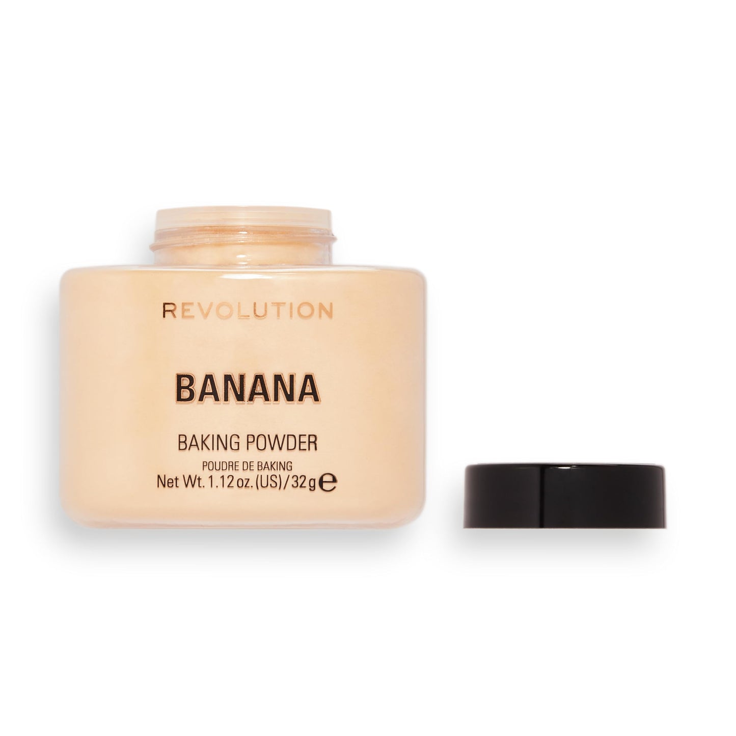 Revolution Beauty London, Loose Baking Powder, Prolongs Makeup Wear, Setting Banana, For Medium Skin tones, 32g