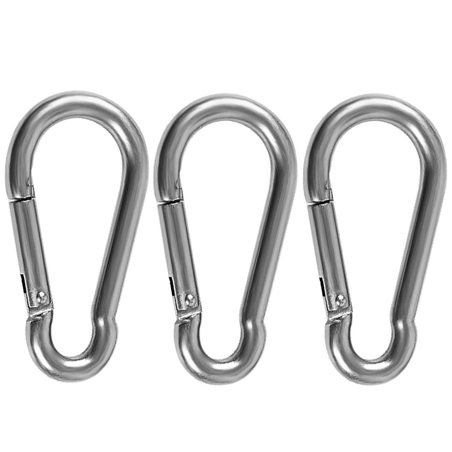 Cable Machine Accessories for Home Gym, 3.8 Inch Heavy Duty Steel Carabiner Clip, LAT Pull Down Attachments, Cable Attachments, Snap Hook
