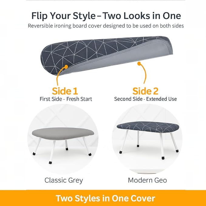 SAVUK 12 X 30 inch Smart Table Top Ironing Board Cover and Pad