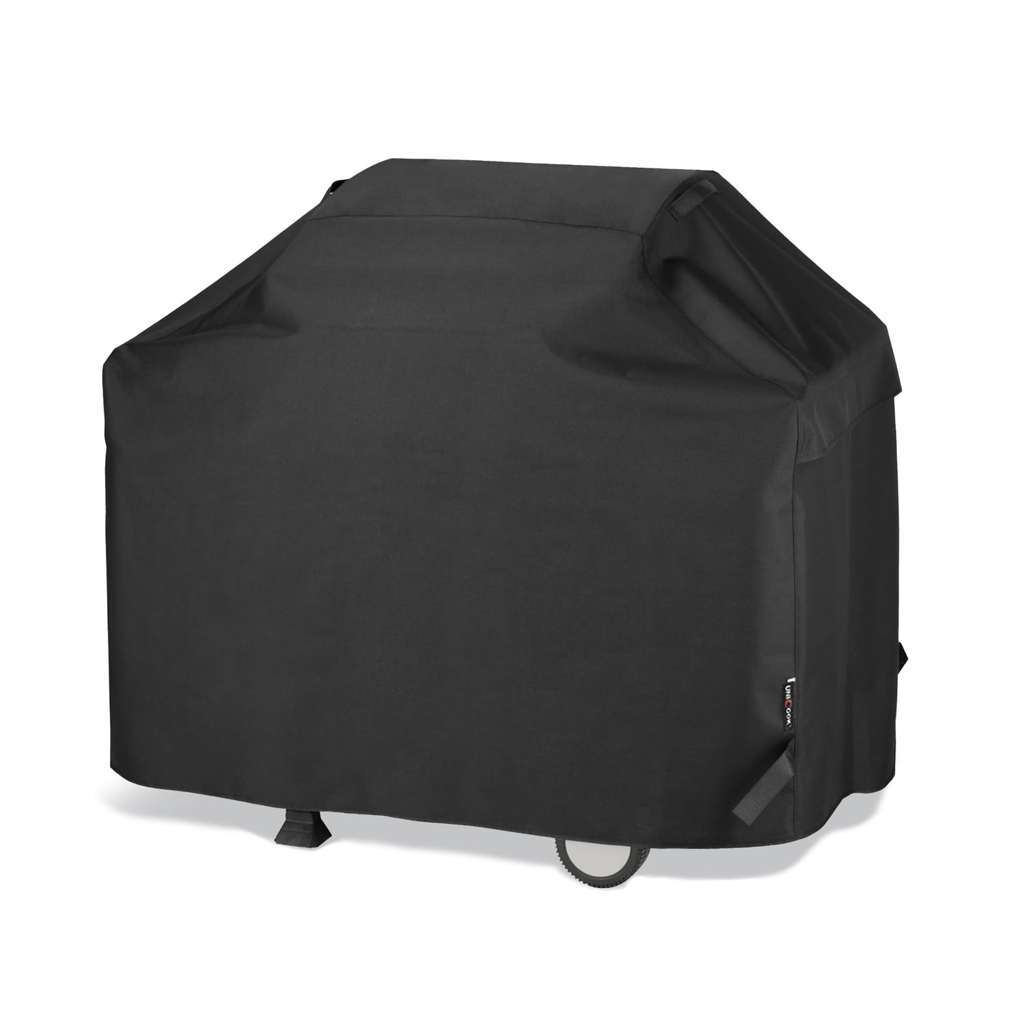 Unicook Barbecue Cover, Waterproof Heavy Duty Outdoor Gas Grill BBQ Cover, Fade and UV Resistant Oxford Fabric, Fits Weber, Char Broil, Brinkmann Barbecues etc (50 inch/127cm, Black)