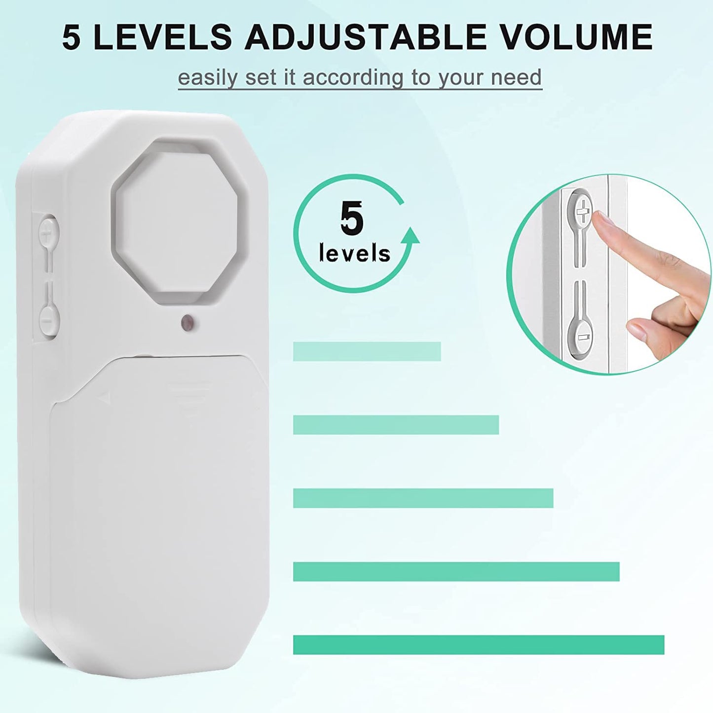 WiFi Door Window Pool Alarm with Remote Control,1Pcs Smart Wireless Magnetic Sensor Anti-Theft Door Alarms for Kids Safety Home Store Garage Apartment Business Security (WiFi Function)