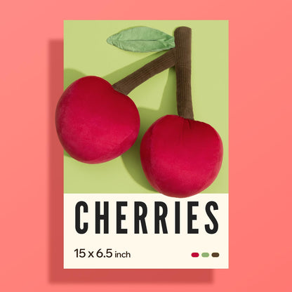 Phantoscope Papaya Shaped Throw Pillow, Fruit Themed Cushion for Couch, Bed and Chair, Pink, 10 x 15 inches