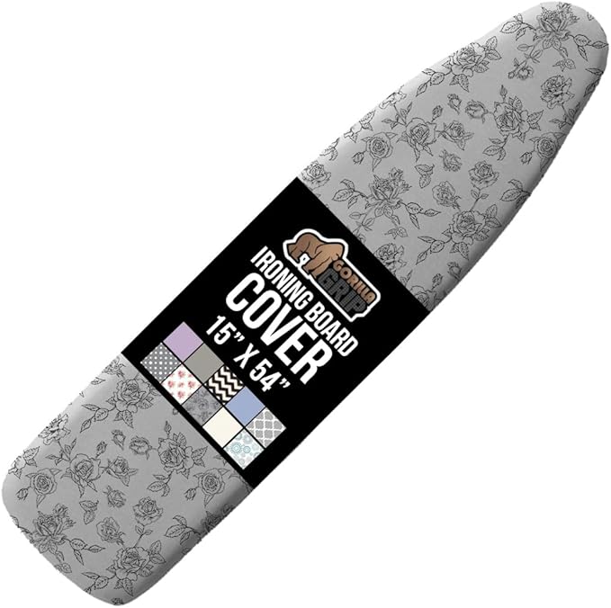 GORILLA GRIP The Original Ironing Board Cover and Pad, Silicone Coating