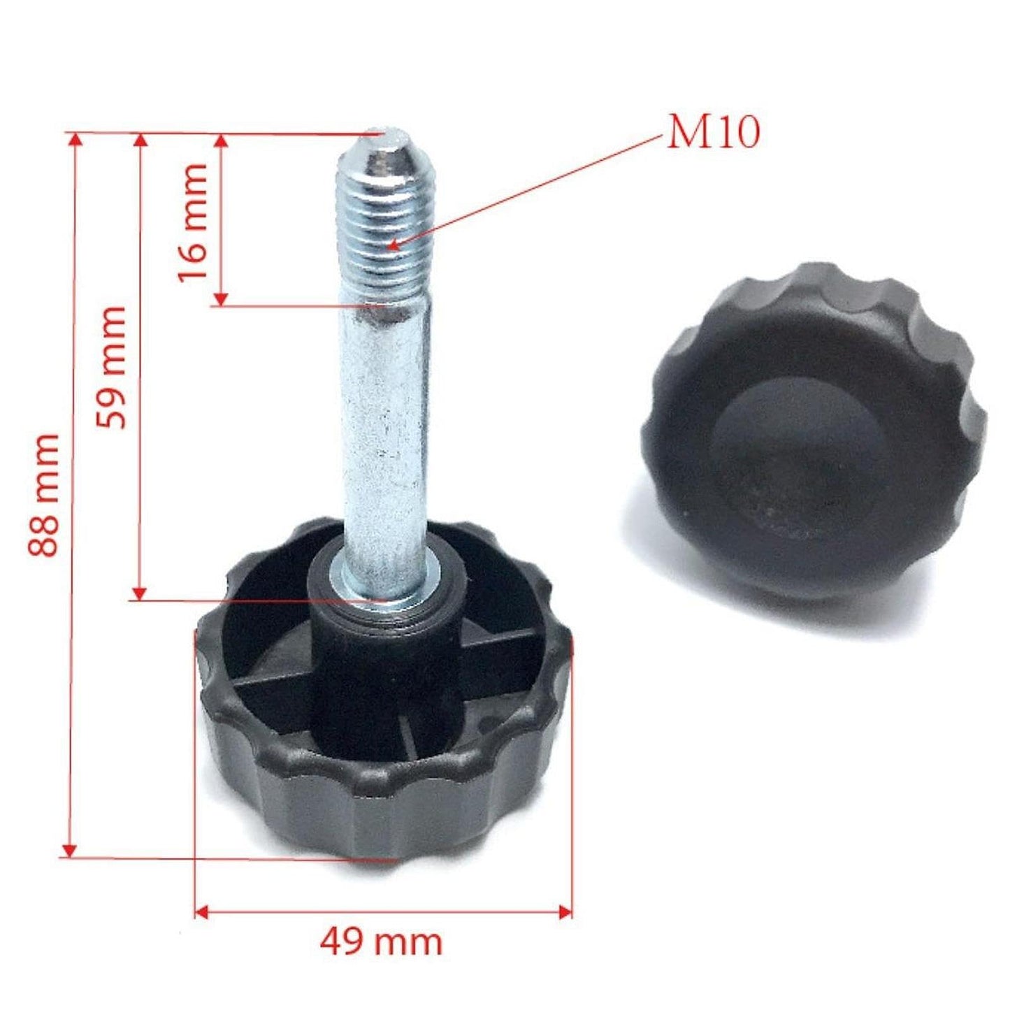 Aymzbd Screw Knob, Bolt Knob, Exercise Equipment Accessories,Fixing Knob for Exercise Bike Exercise Machine Workout
