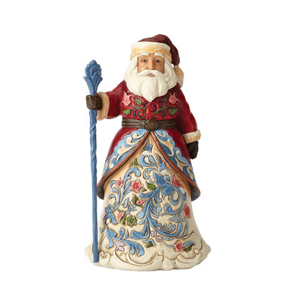 Enesco Jim Shore Jim Shore Heartwood Creek Norwegian Santa 4053705 Figurine, Multicoloured