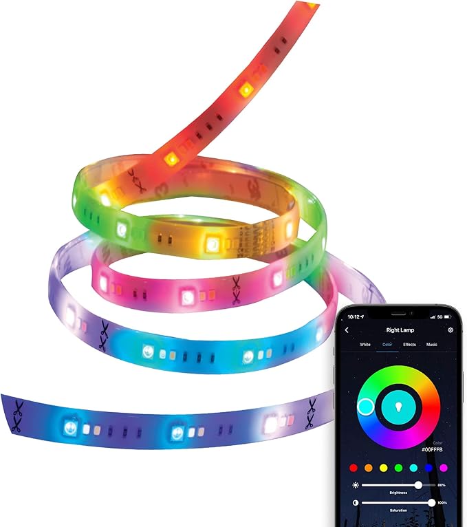 Satco S11264 Starfish 3-Foot Indoor Extension WiFi Smart LED Color-Changing