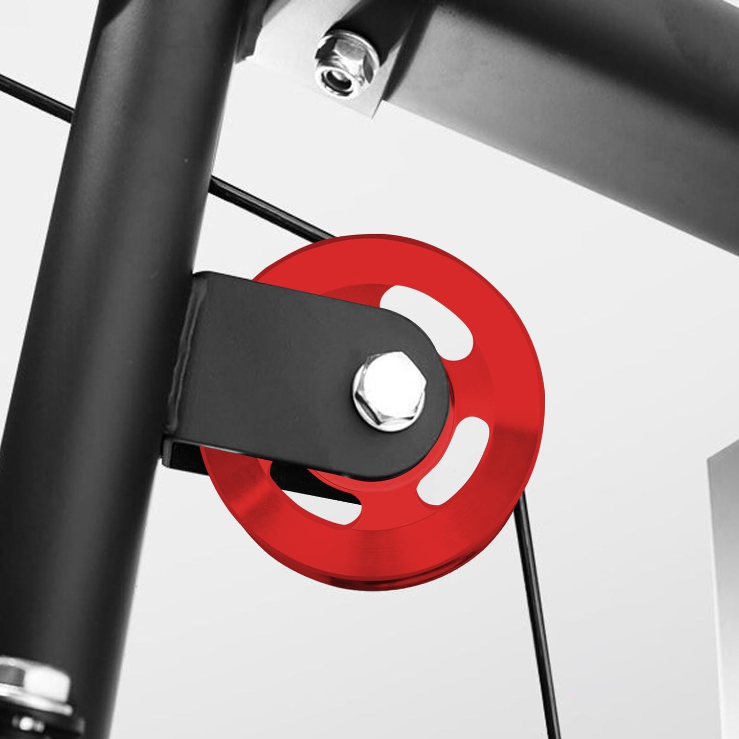 Topfinder Aluminium Alloy Gym Pulley 90 mm (1, Red)